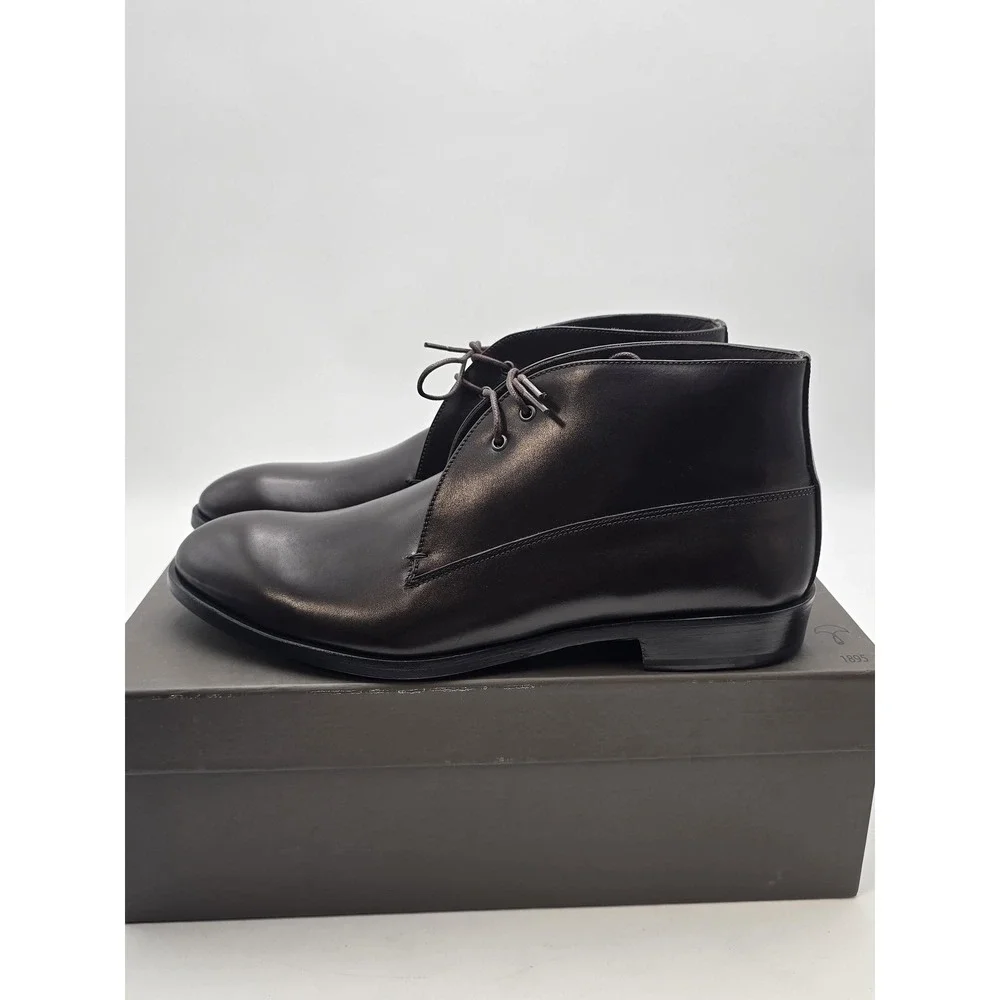 Robert Clergerie Boots Mens 9 Brown‎ Leather New Orleans Chukka Ankle Dress Boot